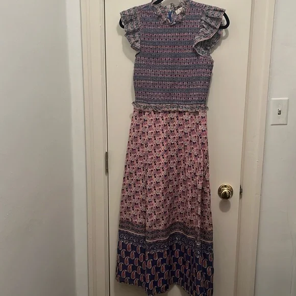 Sea New York | Dresses | Sea New York Bianca Midimaxi Dress In Pink Paisley  Print Size | Poshmark